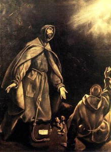 El Greco: Stigmatisation of St. Francis, c. 1600. Cerralbo Collection, Madrid, Spain